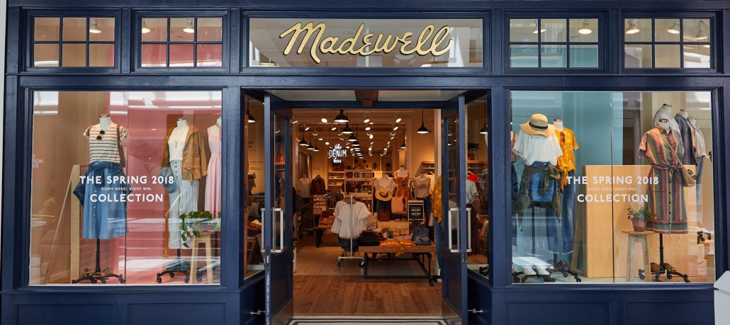 Madewell storefront