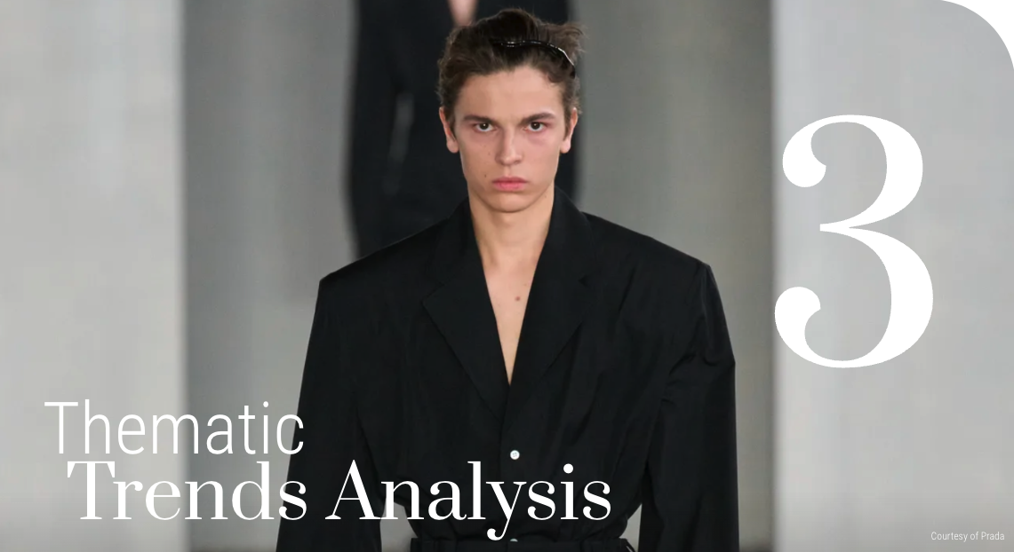 Thematic Trend Analysis SS 24 Men Fashion week report